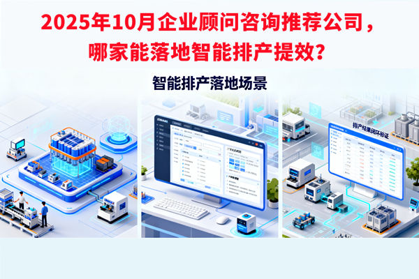 2025年10月企業(yè)顧問咨詢推薦公司，哪家能落地智能排產提效？